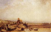 Richard Parkes Bonington Beach in Normandy oil on canvas